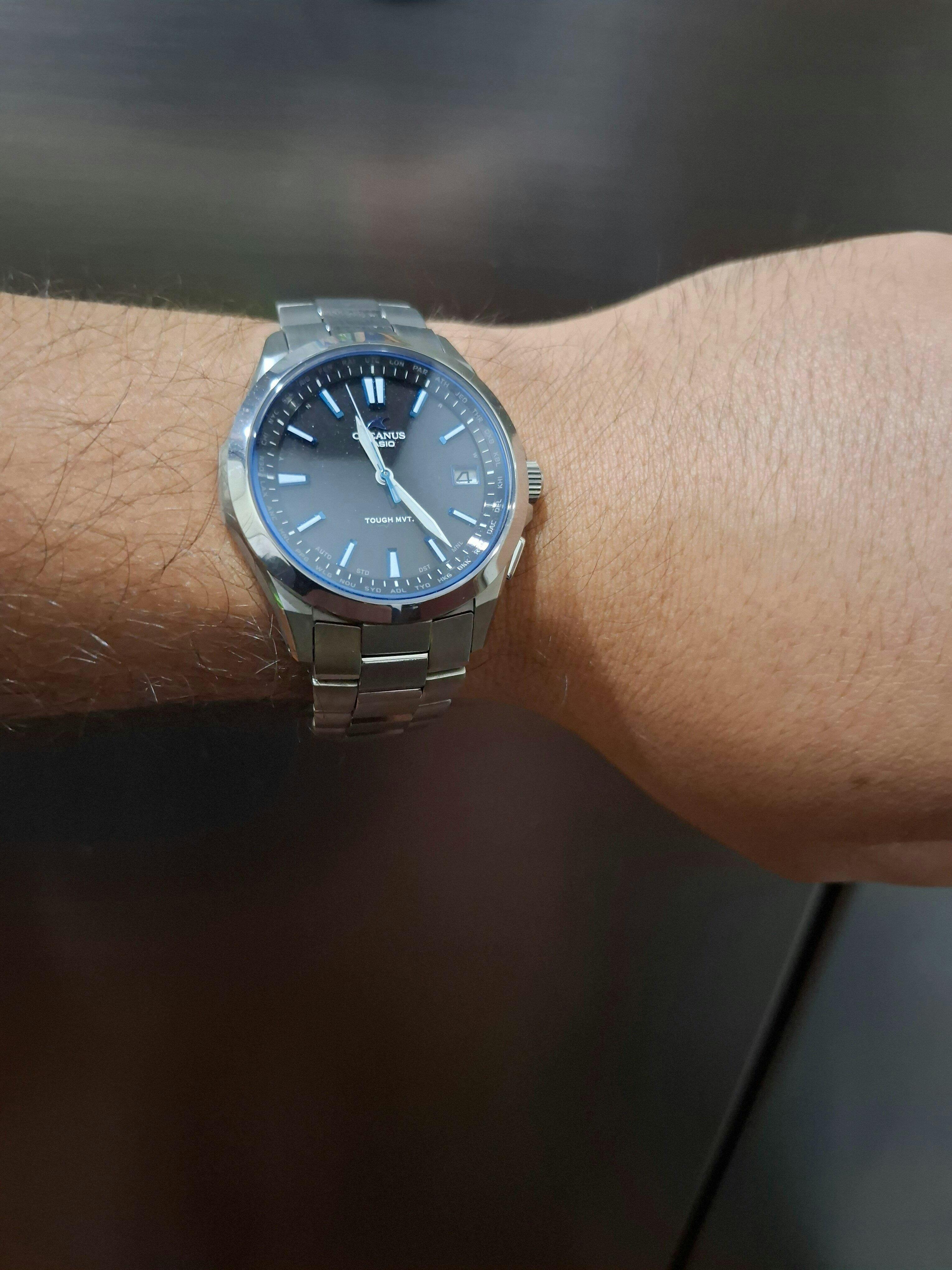 Y*U様 OCEANUS OCW-S1000 CASIO 腕時計 クロノグラフ CASIO カシオ OCEANUS オシアナス OCW-S1000 電波ソーラー クロノ