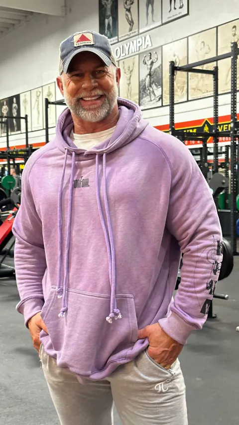 IRONFAM Premium Purple Workout Hoodie