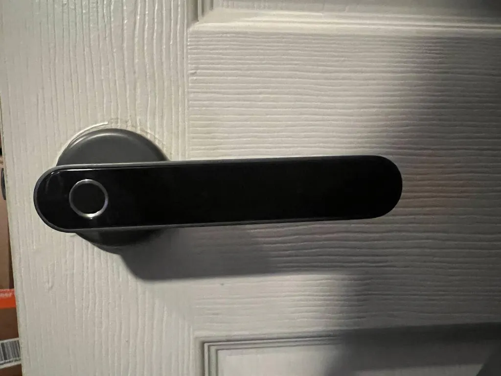 191Y Fingerprint Door Lock Keyless Entry Door Lock with Keypad & Handle