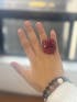 Anillo Clavel Rojo