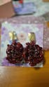 Aretes Clavel Rojo