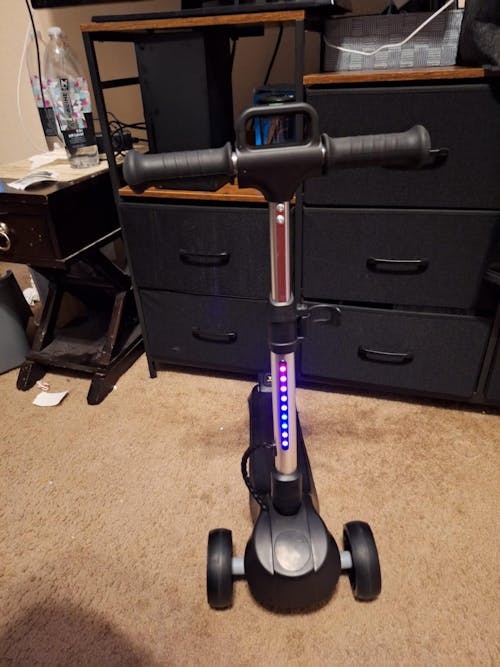 iScooter iK2 3-Wheel Electric Scooter Adjustable Height for Kids Ages 3-8 Unique Gift