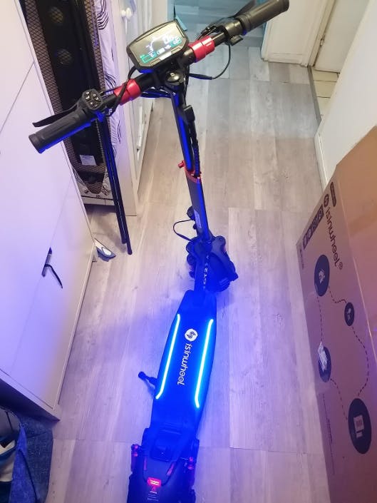 Trottinette électrique isinwheel GT2 - Pneus tout-terrain 11, autonomie de 60 km