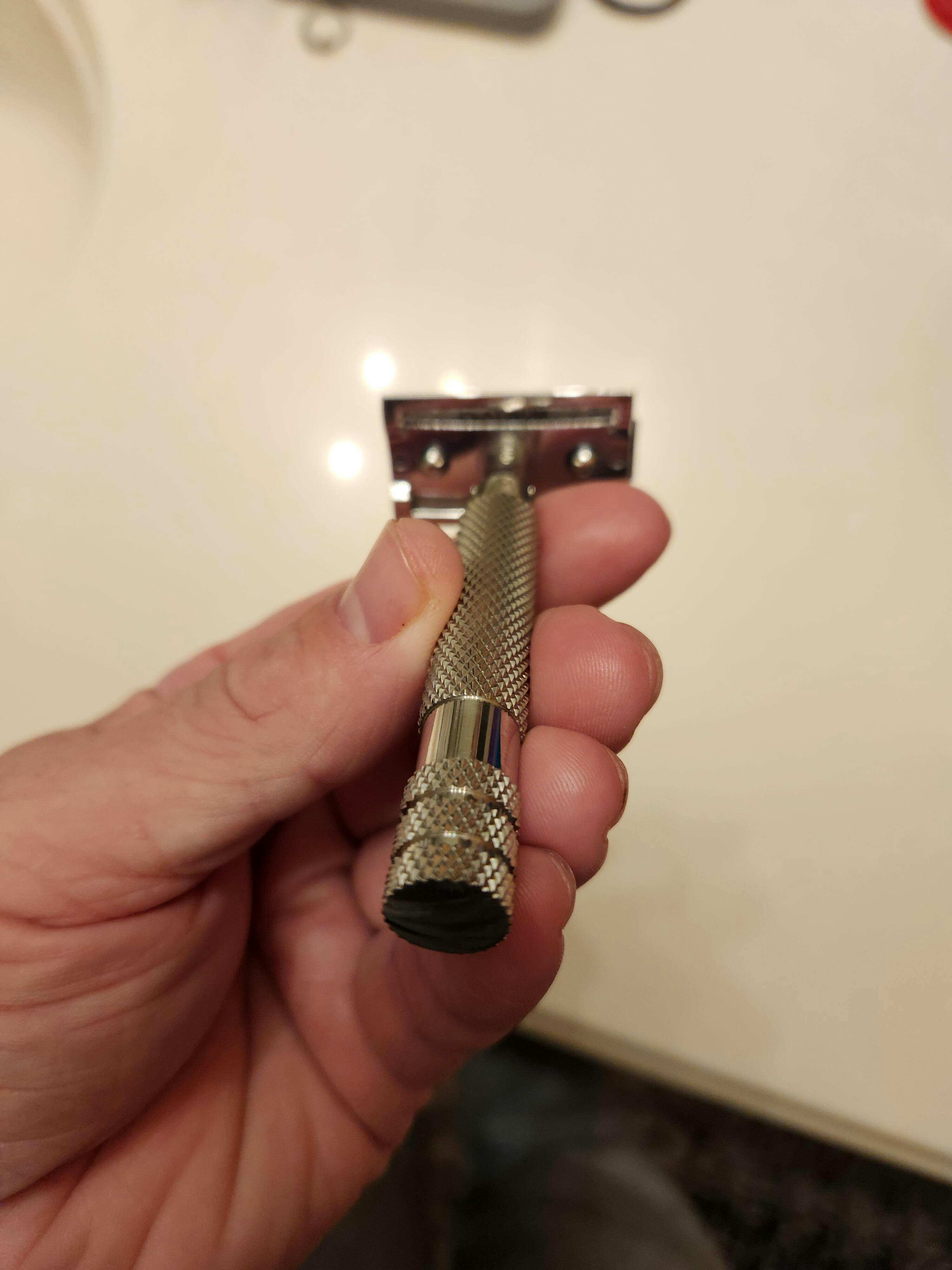 HANDLE ONLY) RazoRock Bulldog Handle - 316L Stainless Steel