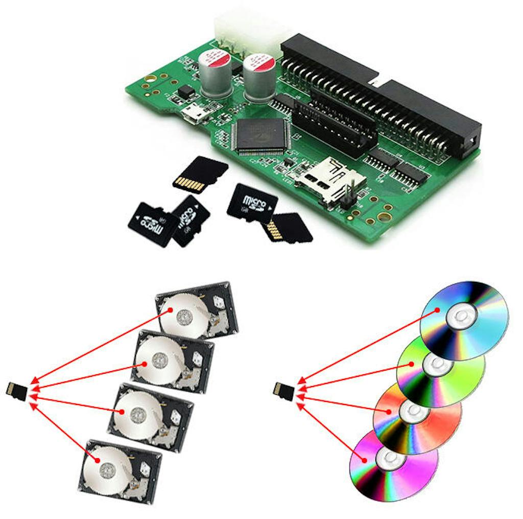 SCSI2SD 3.5″ 50Pin SCSI To SD Card Adaptor ITEAD STUDIO OFFICIAL