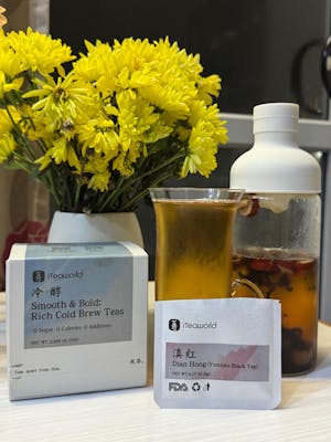 Smooth & Bold: Rich Cold Brew Teas | 0 Sugar · 0 Calories · 0 Additives - Whole Leaf | 14 Bags