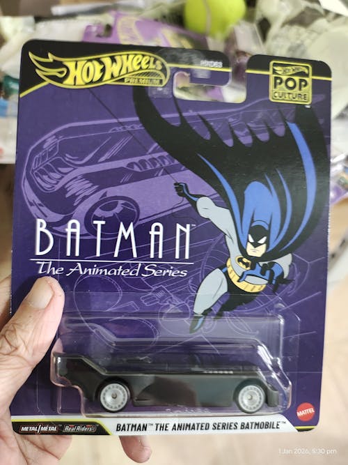 HOT WHEELS - PREMIUM - BATMAN THE ANIMATED SERIES BATMOBILE