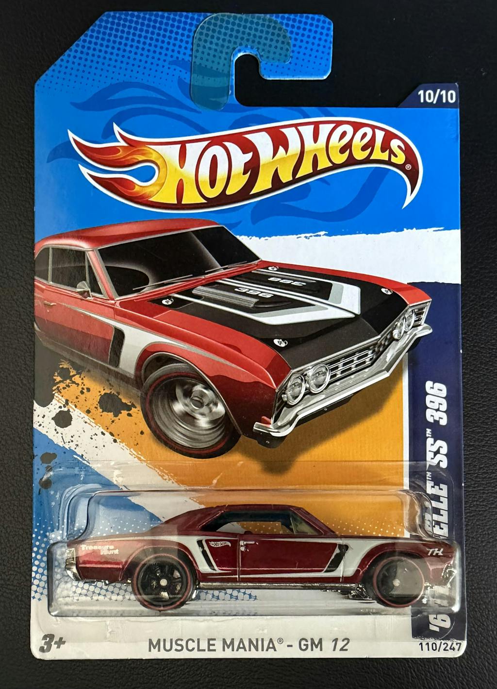 SUPER TREASURE HUNT - 67 CHEVELLE SS 396 - (15 YEARS OLD) - ZX5