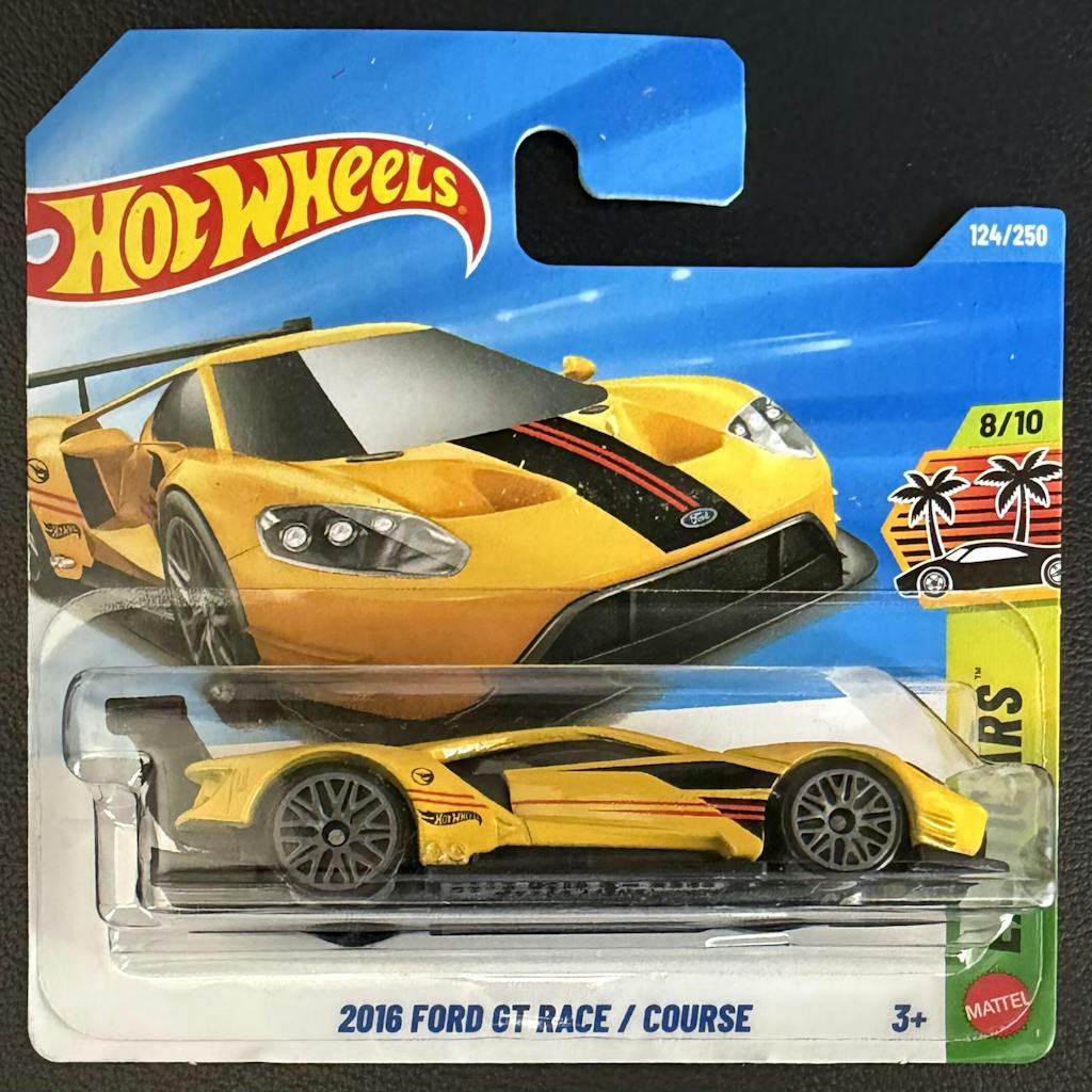 TREASURE HUNT - HOT WHEELS - 2016 FORD GT RACE - 2D