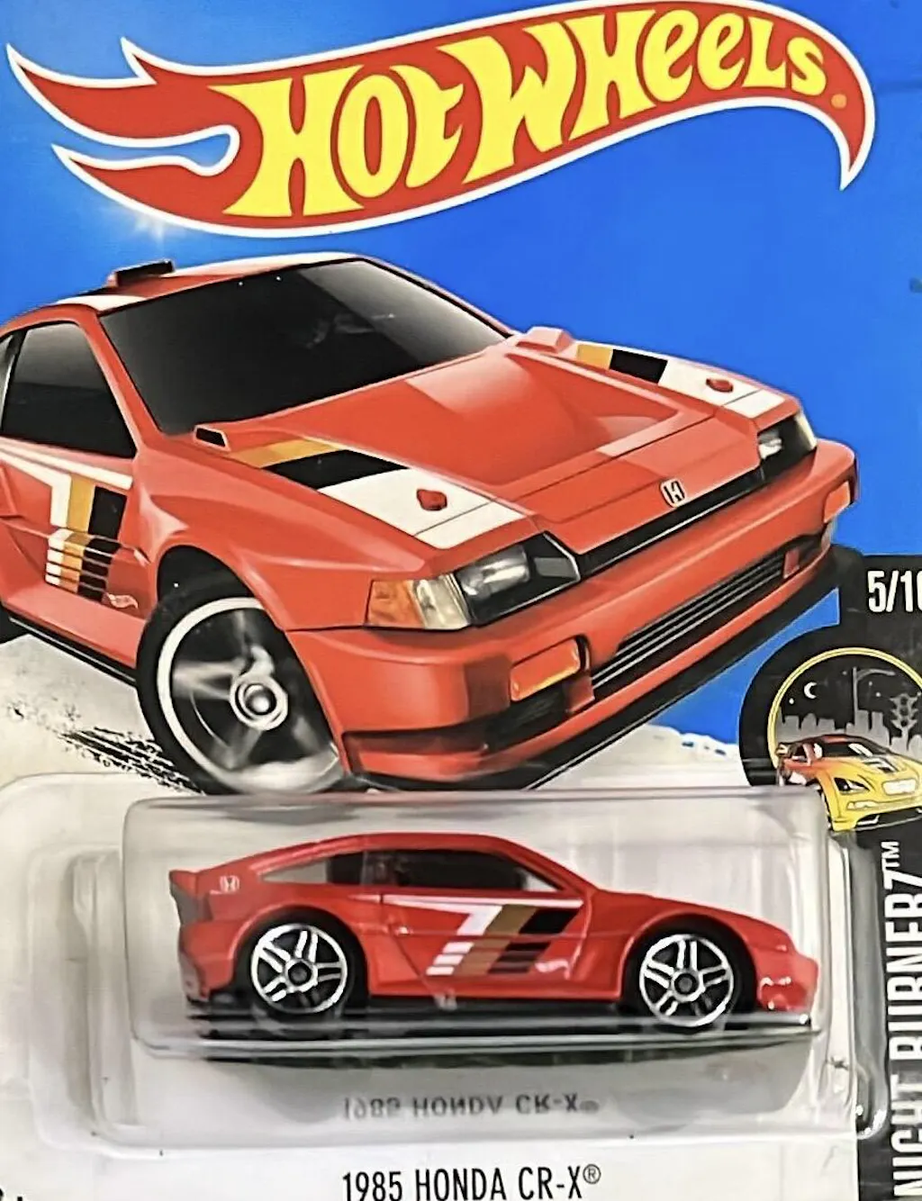 HOT WHEELS - 1985 HONDA CR-X - RED - 6A