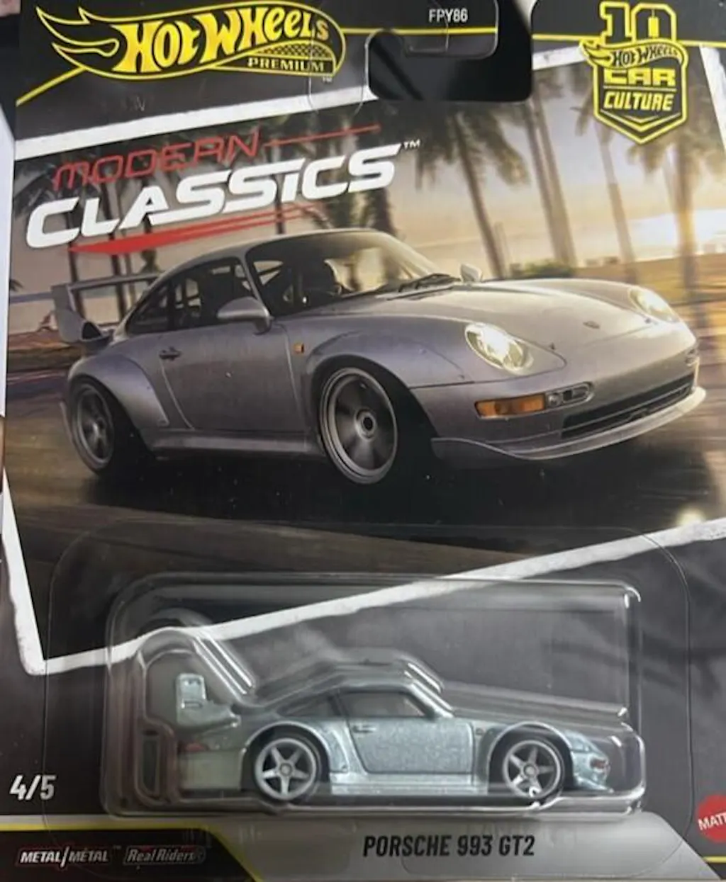 IMPORTED - HOT WHEELS - PREMIUM - MODERN CLASSICS - PORSCHE 993 GT2 - 9F
