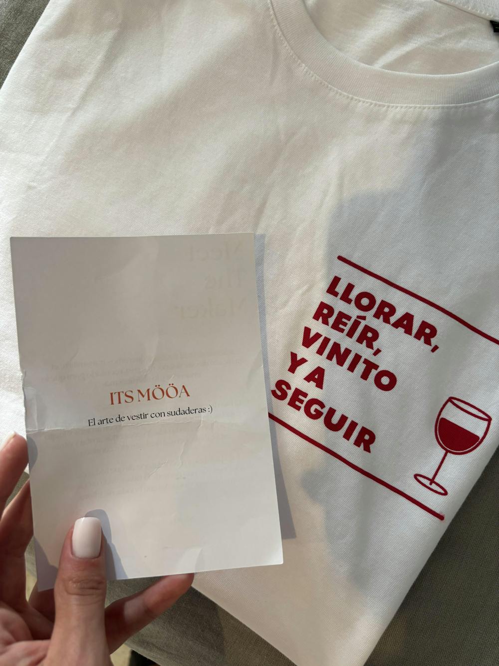 Camiseta "vinito"