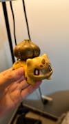 Wooden Bulbasaur Figurine