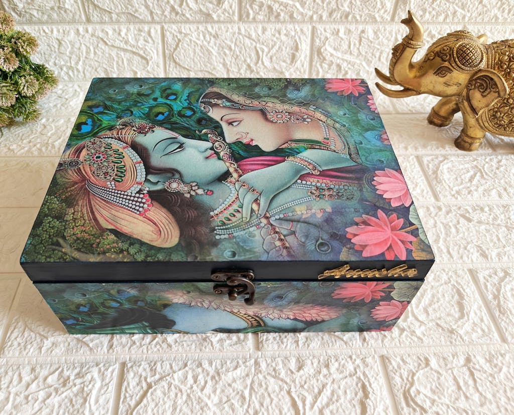 Filament Decoupage Paper A4 Radha Krishna 2Sheets Itsy Bitsy