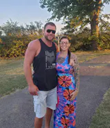 La Bamba Tie-dye Print Back Lace-up Stretch Maxi Dress