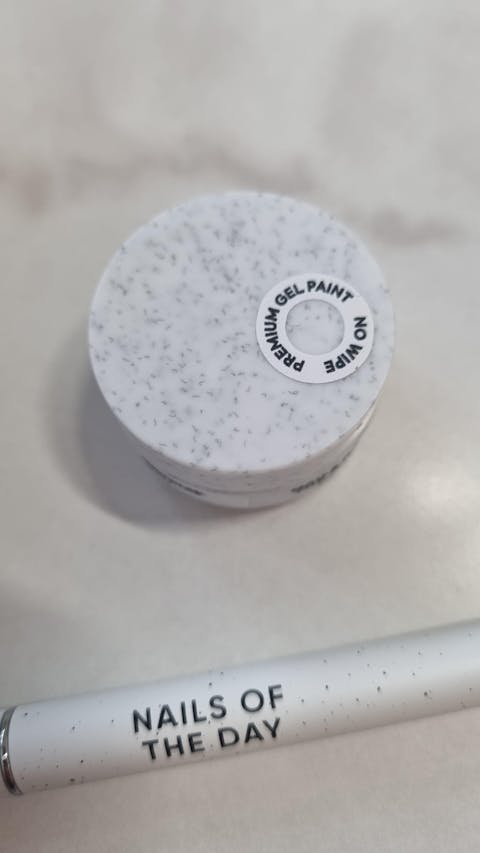 NAILSOFTHEDAY Gel paint White no wipe, 5 ml