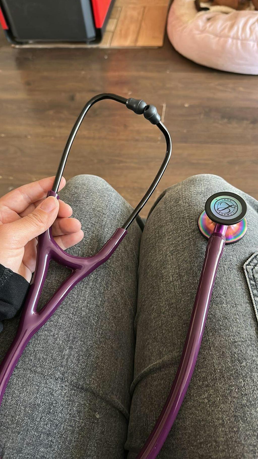 Fonendoscopio Littmann Cardiology IV Ciruela Arcoiris Vástago Violeta 6205