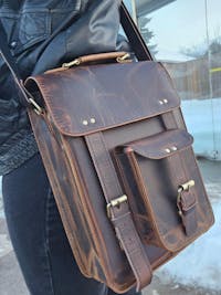 Indiana Jones Satchel - 13" Dark