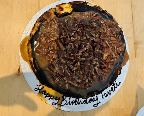 Personalised Pecan Basque Burnt Cheesecake