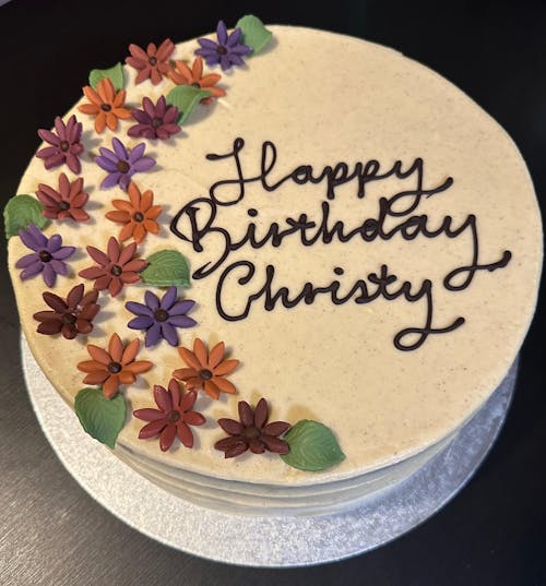 Personalised Carrot & Cinnamon Cake