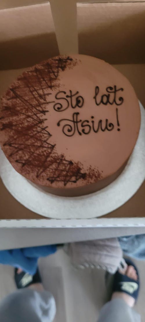 Personalised Double Chocolate Cake