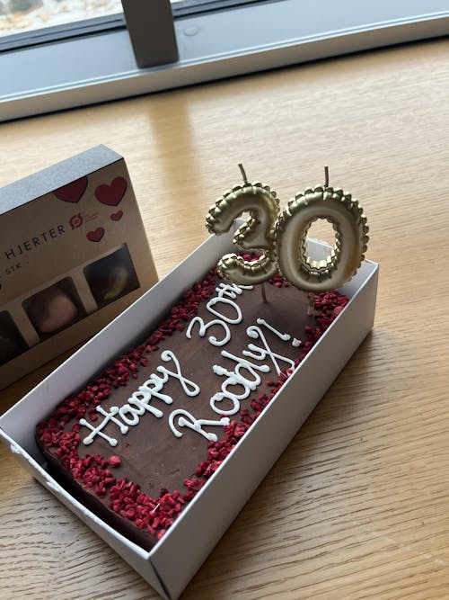 Personalised Red Velvet Brownie Slab