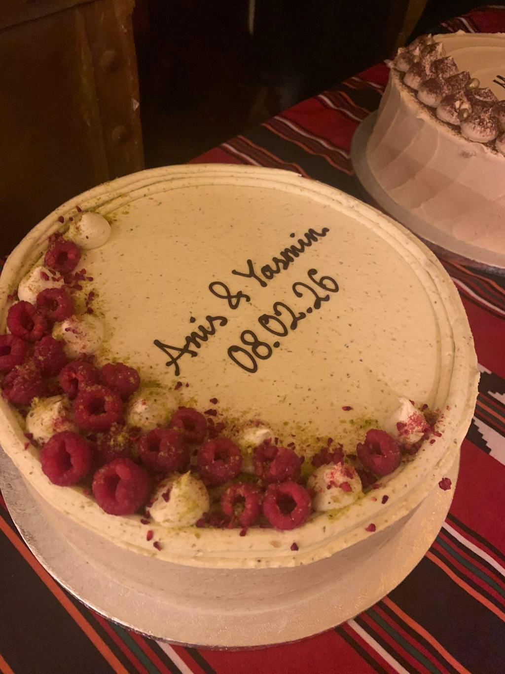 Personalised Tiramisu Layer Cake