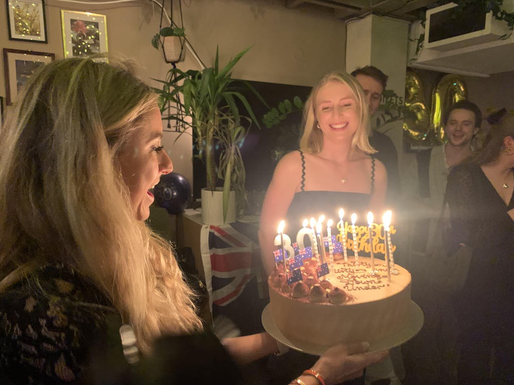 Personalised Tiramisu Layer Cake