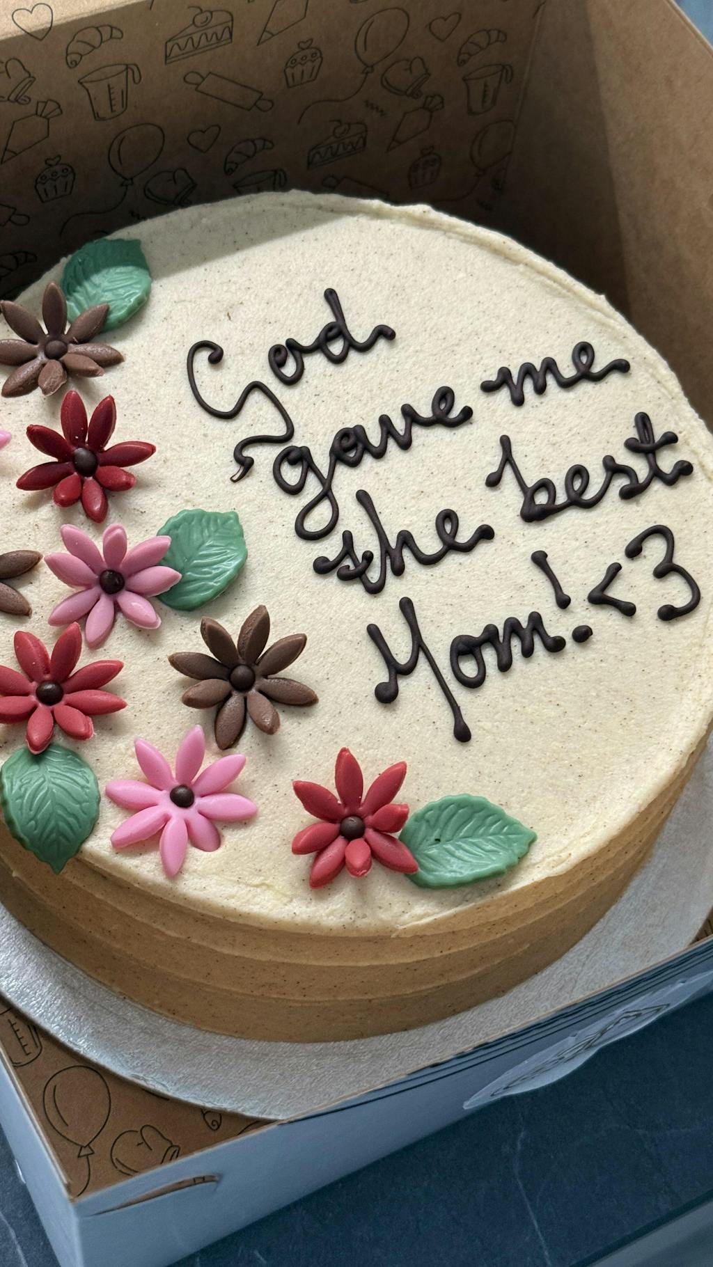 Personalised Carrot & Cinnamon Cake