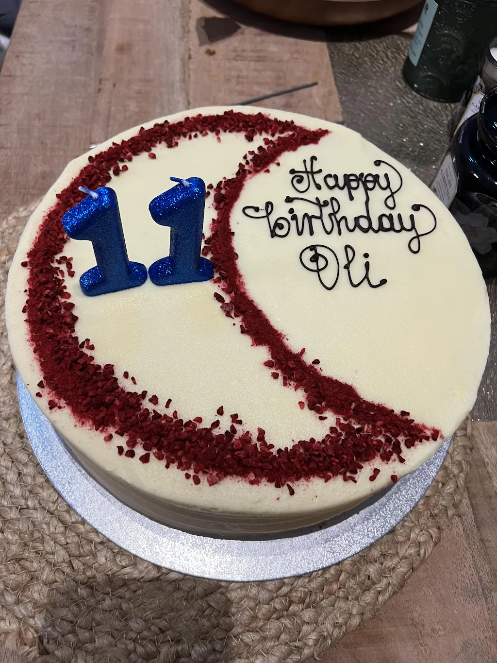 Personalised Red Velvet Cake