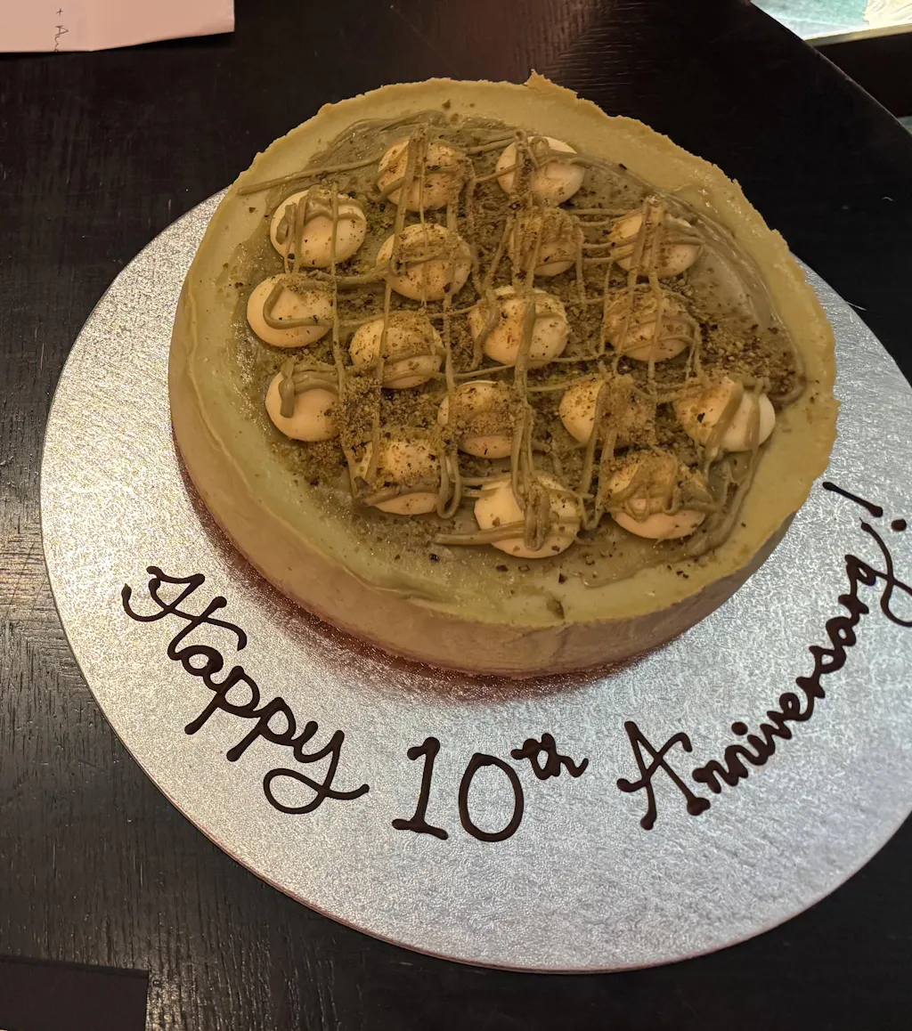 Personalised Pistachio Cheesecake