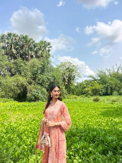 Cotton Kurta Duppata Pant Set