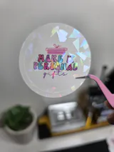 Easy-Peel Custom Round Logo Stickers