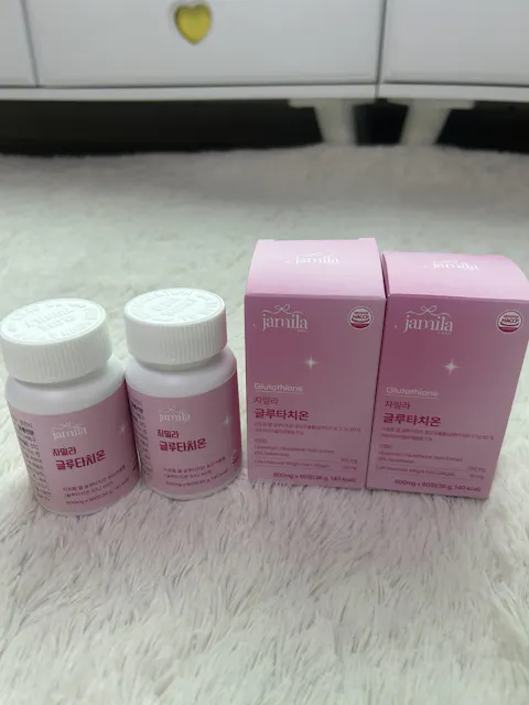 Jamila Liposomal Glutathione High-Potency Whitening & Antioxidant Tablets (60 Tablet x 2)
