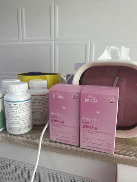 Jamila Liposomal Glutathione High-Potency Whitening & Antioxidant Tablets (60 Tablet x 2)