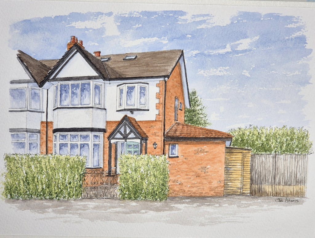 Personalised House Portrait Gift