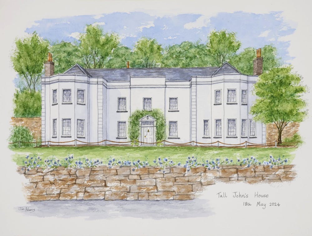 Wedding Venue Portraits in Watercolour