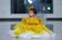 Pre order - Shaded Yellow Fantasy Gown With Hair Pin