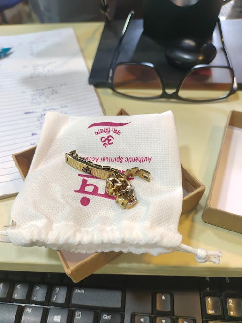 Gold Plated Women's Om Bracelet