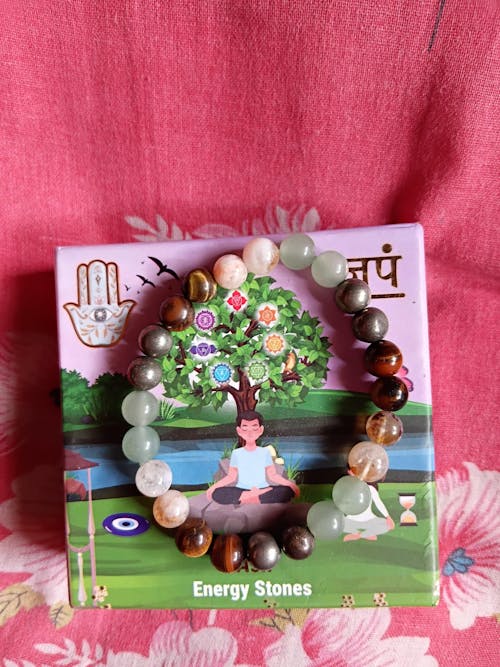 Money Magnet Fusion Band - Pyrite, Tiger Eye, Citrine & Aventurine Beads