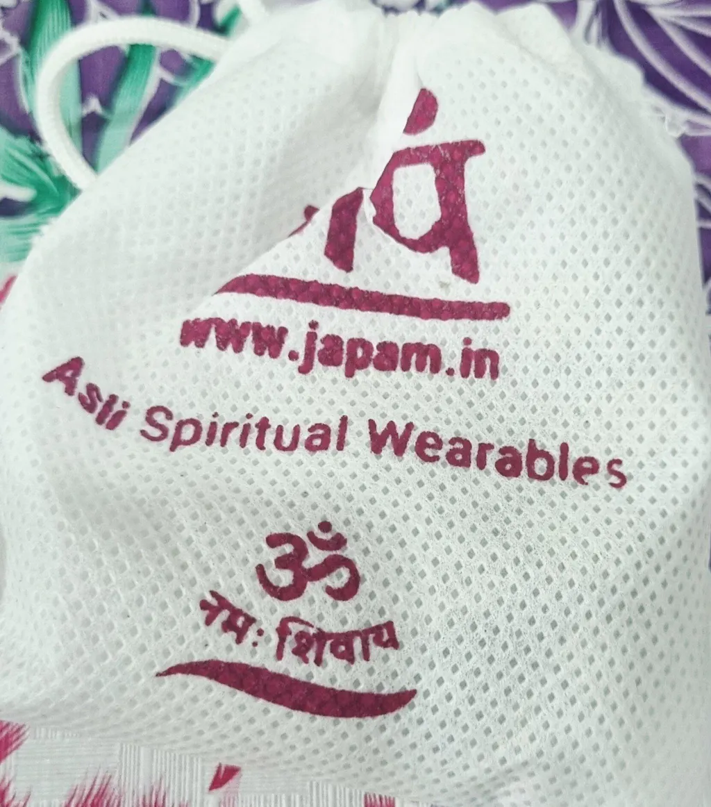 Gold Plated Shiv Shankh Rudraksha Mala