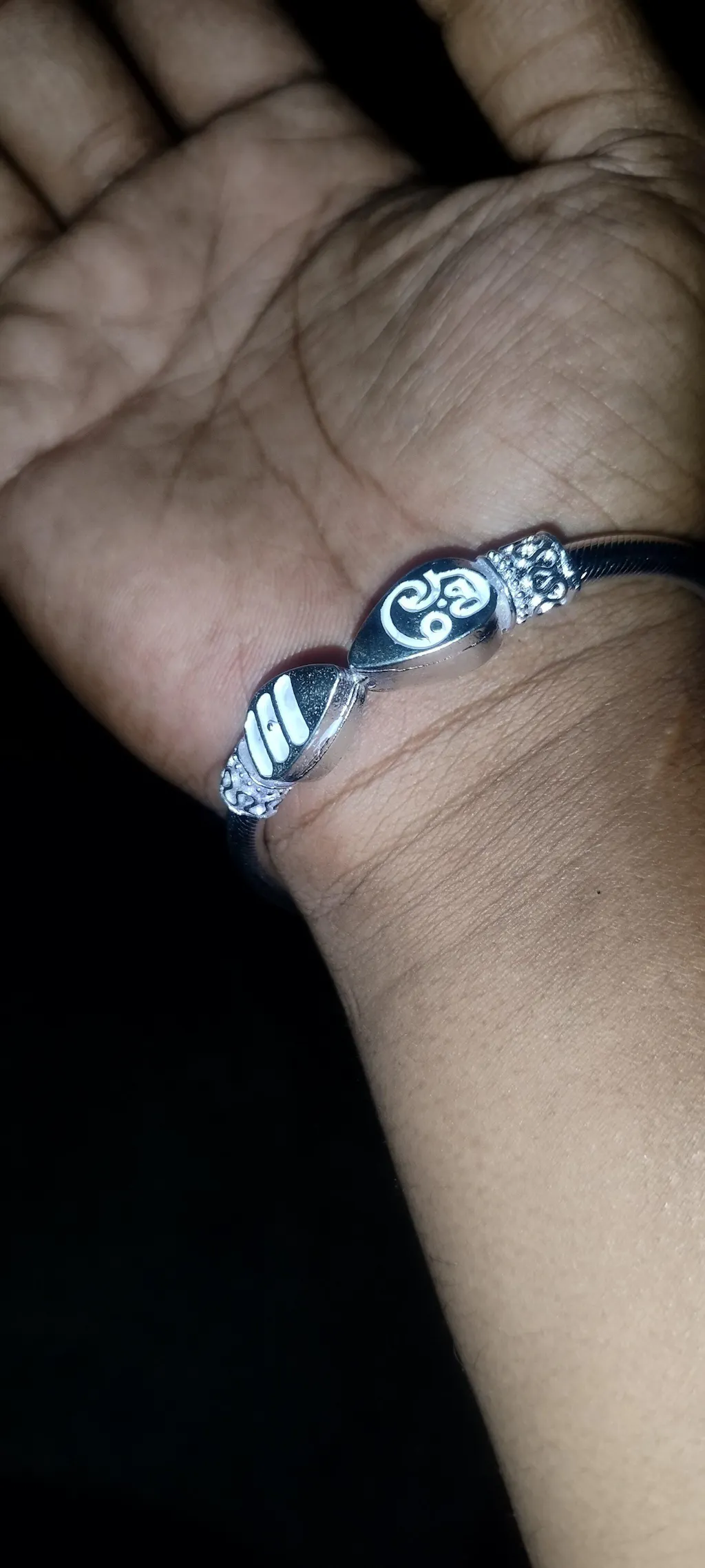 Silver Plated Vel Kada