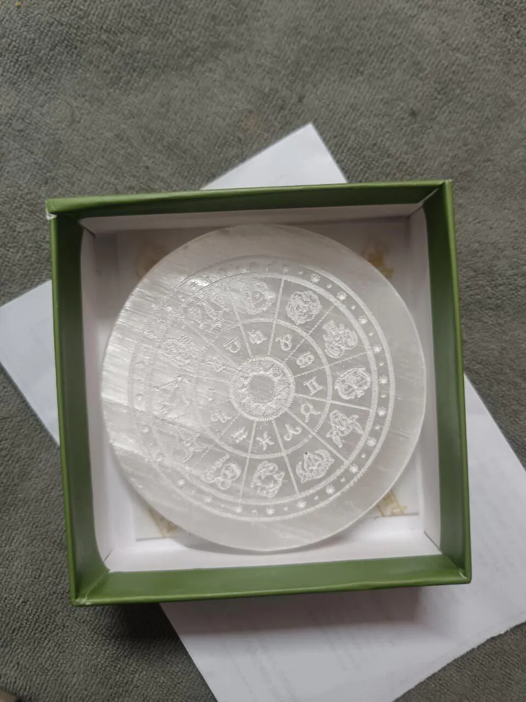 Celestial Selenite Charging Plate
