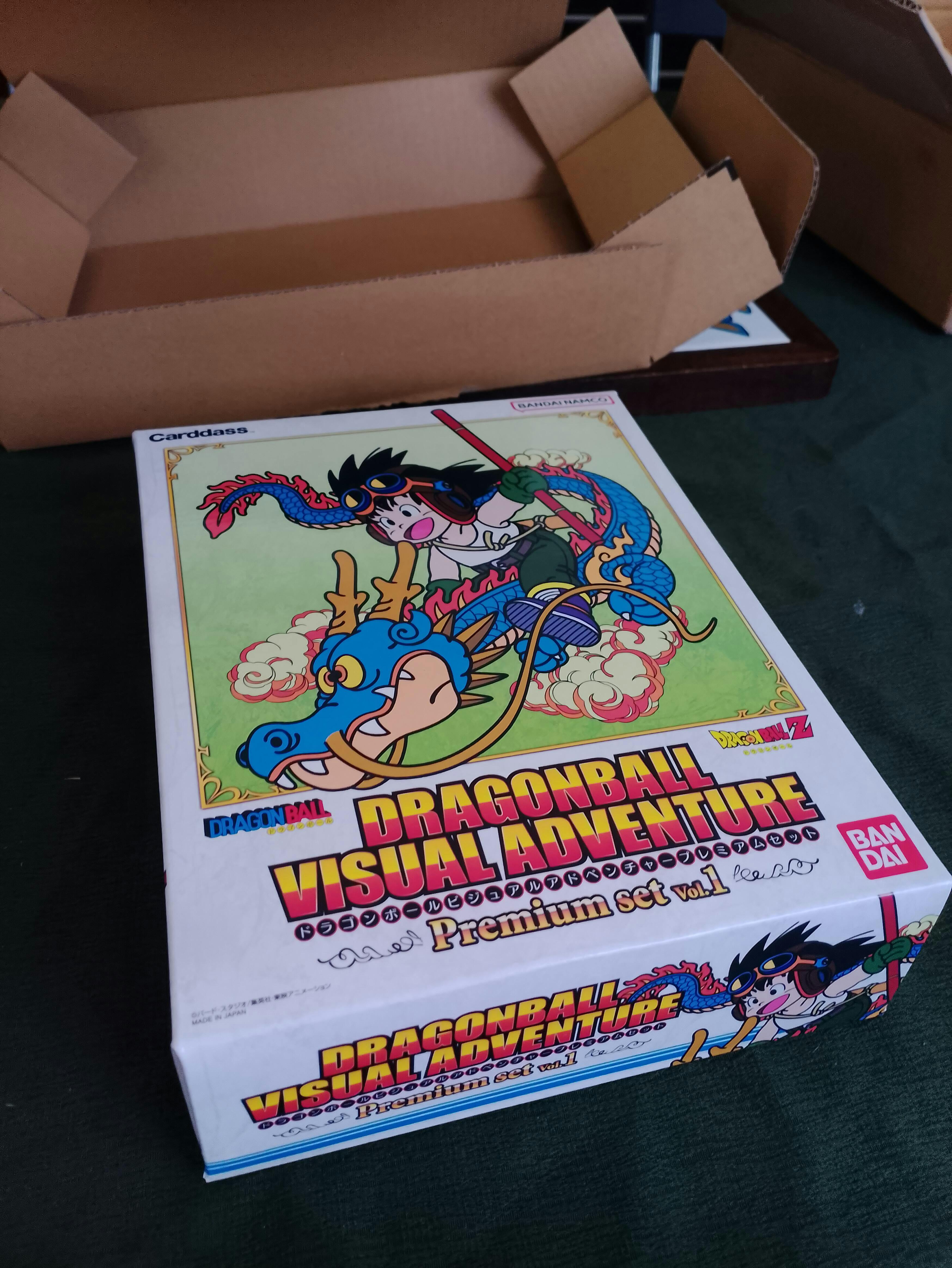 Cartas Dragon Ball Visual Adventure Vol.1 carddass 28,5 x 27 x 5,3