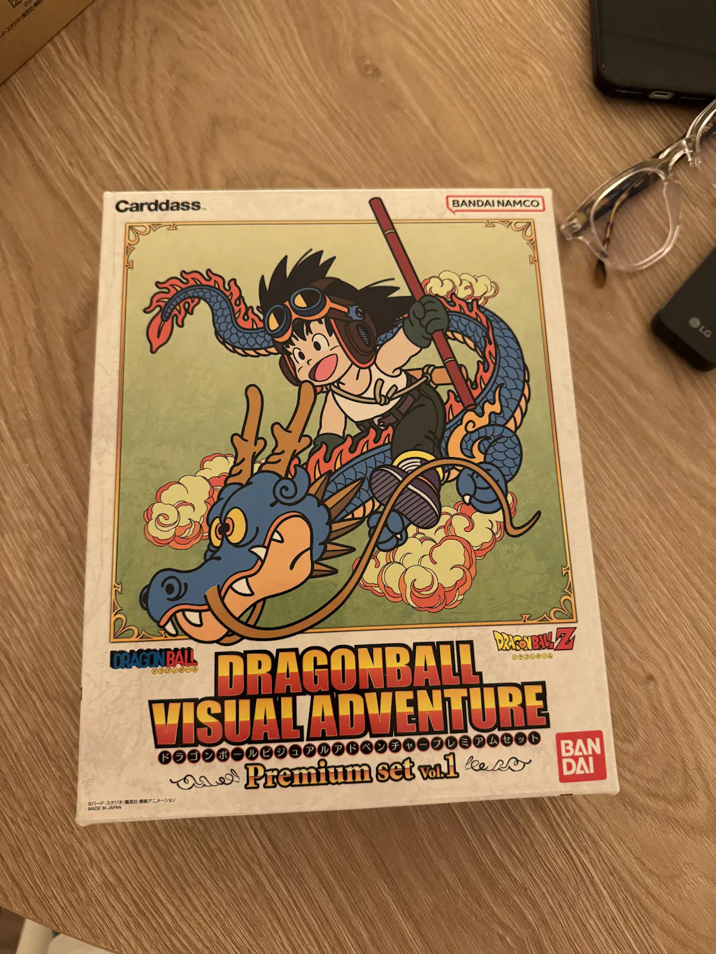 Cartas Dragon Ball Visual Adventure Vol.1 carddass 28,5 x 27 x 5,3