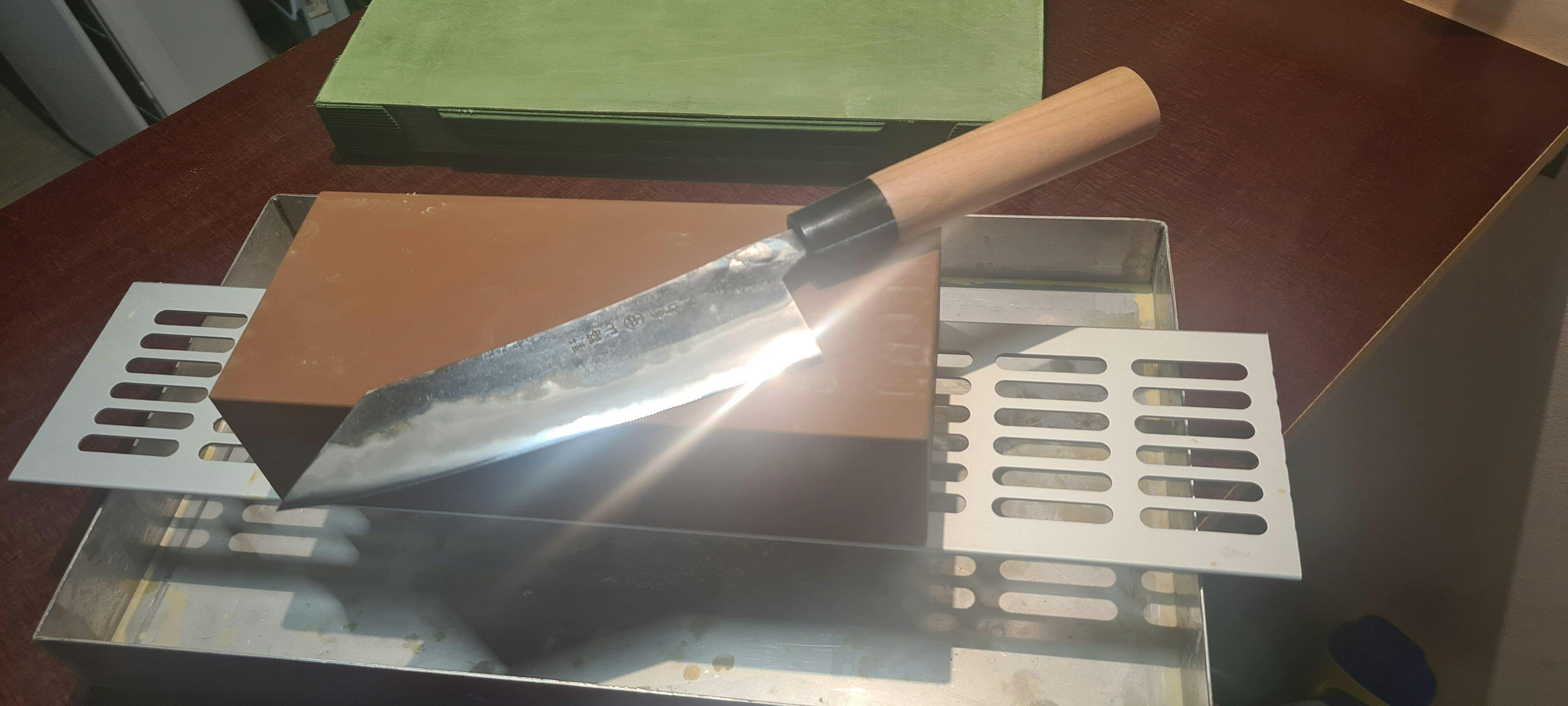 Nakamura Hamono Curved Back Bunka Kitchen Knife 165mm | Japanese