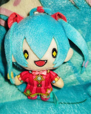 Llavero Nui Fuwa Hatsune Miku Wonderlands x Showtime Project Sekai Colorful Stage! ft. Hatsune Miku Vocaloid Plush
