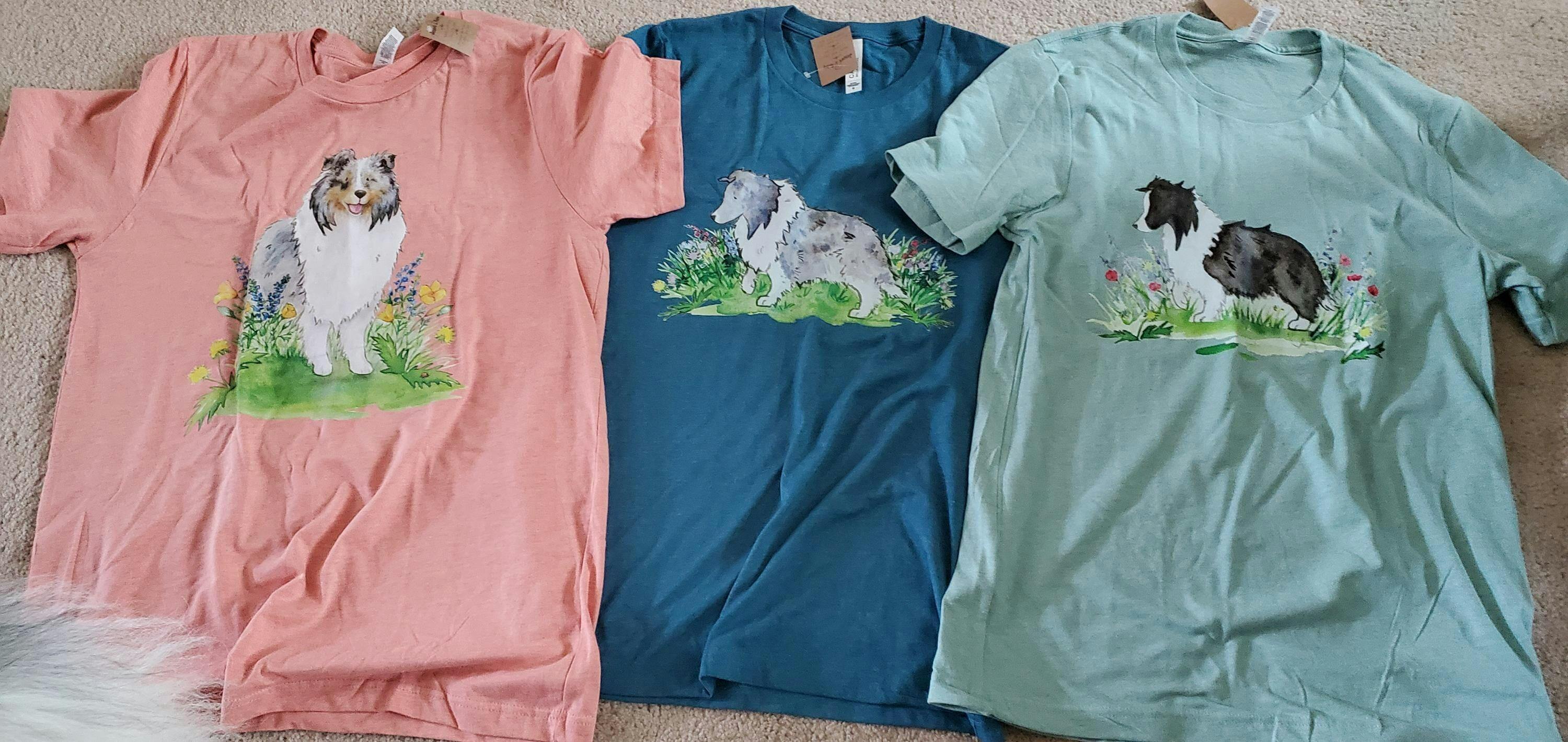 Sable Shetland Sheepdog Tee, Cute Gift for Sheltie Lovers – Jasper