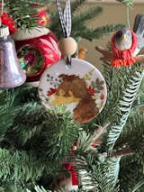 Red Tri Aussie Ornament, Personalized Gift for Australian Shepherd Lovers