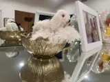 Komondor Dog: Felted Alpaca Sculpture